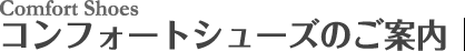 コンフォートシューズのご案内